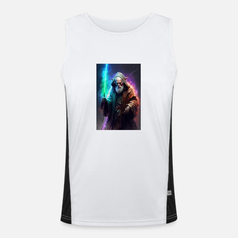 Lichtschwert Funktionelles Kontrast-Tank Top für Männer 
