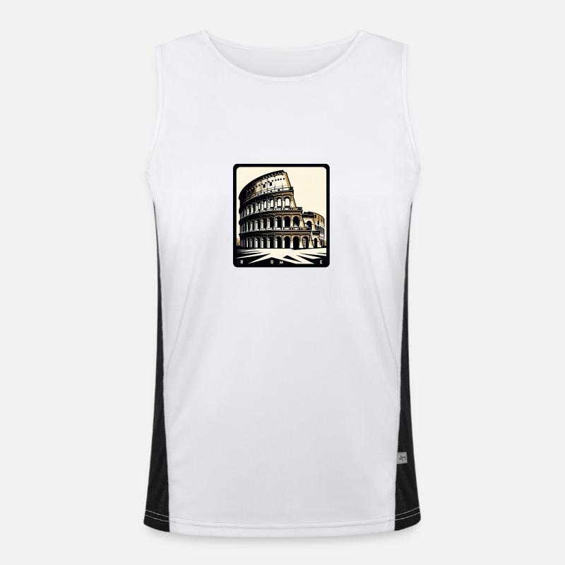 Colisée de Rome Débardeur respirant contrasté Homme 