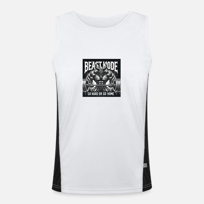 Modus Logo Funktionelles Kontrast-Tank Top für Männer 