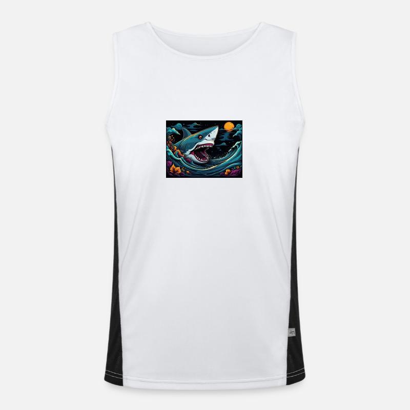 SHARK Men's Functional Contrast Tank Top 