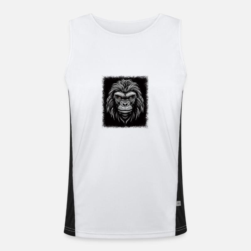 ape birthday present idea geek gift idea present Funktionelles Kontrast-Tank Top für Männer 