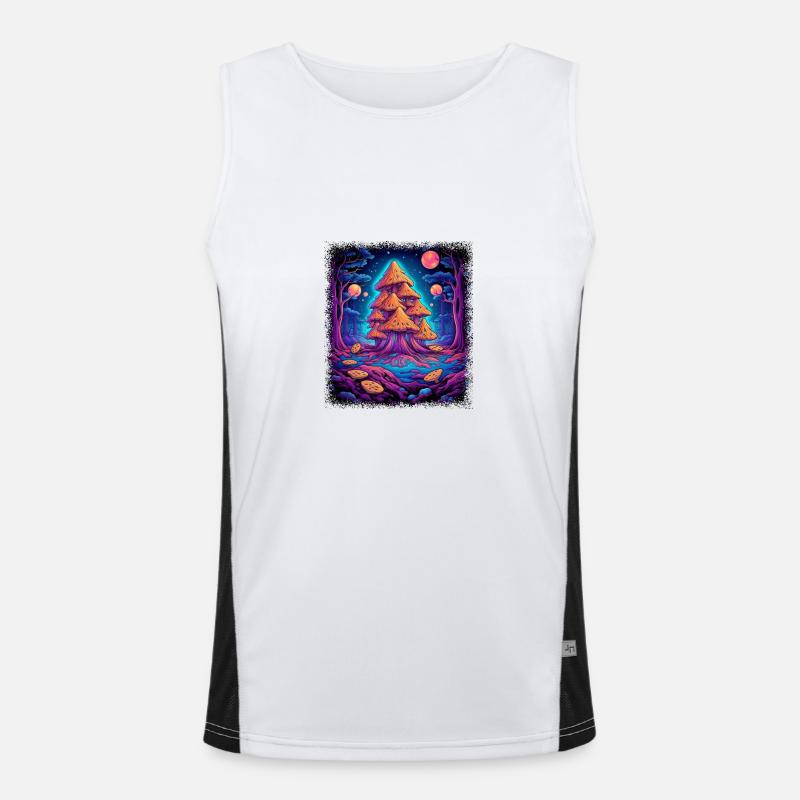 Baking Helper Statement Joke Cake Decorator Men's Functional Contrast Tank Top 