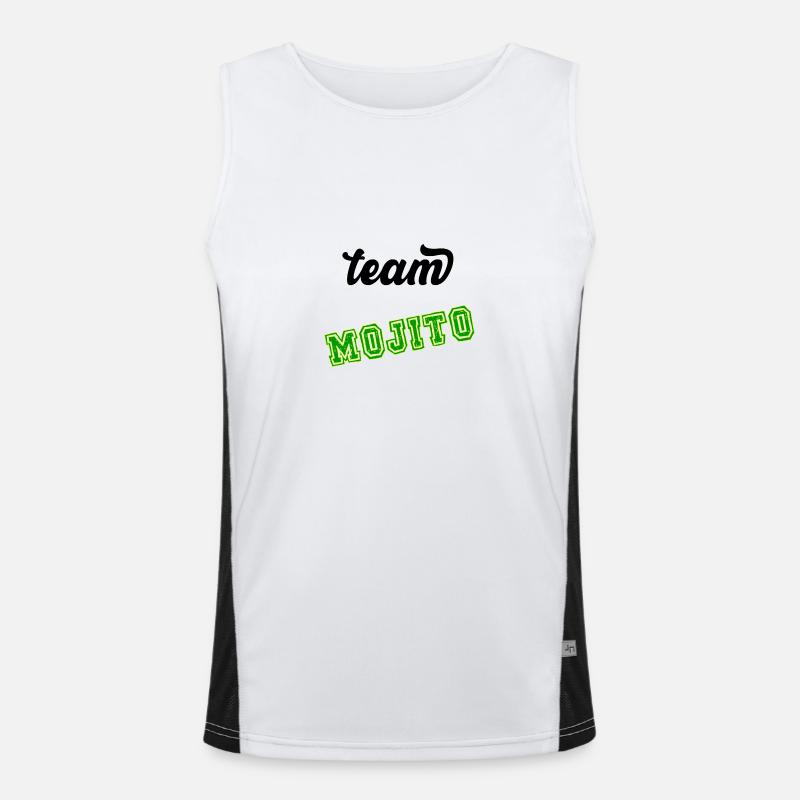 Team MOJITO Débardeur respirant contrasté Homme 