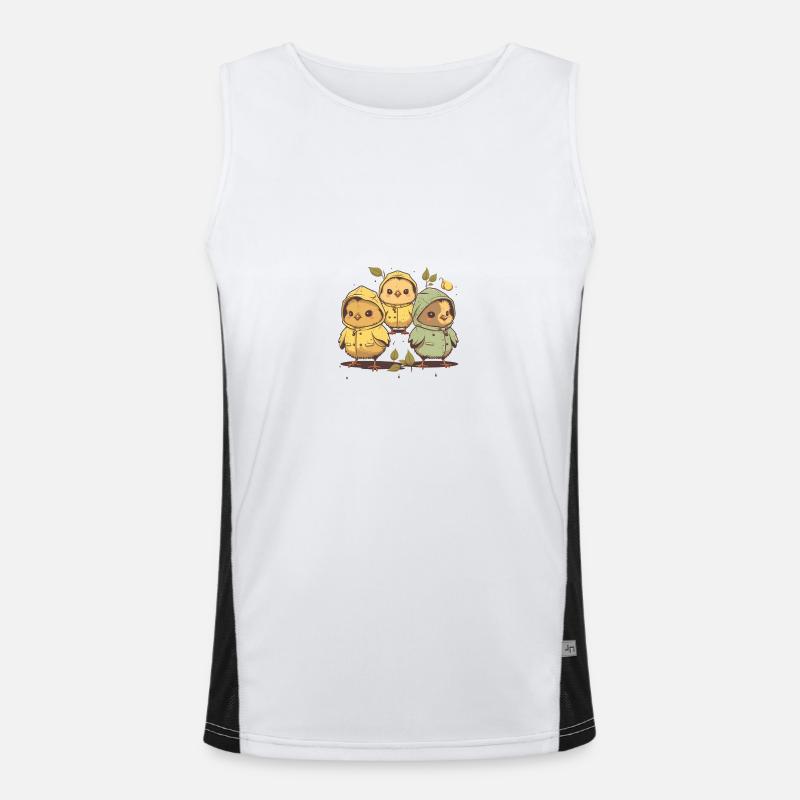 Ostern 1 Funktionelles Kontrast-Tank Top für Männer 