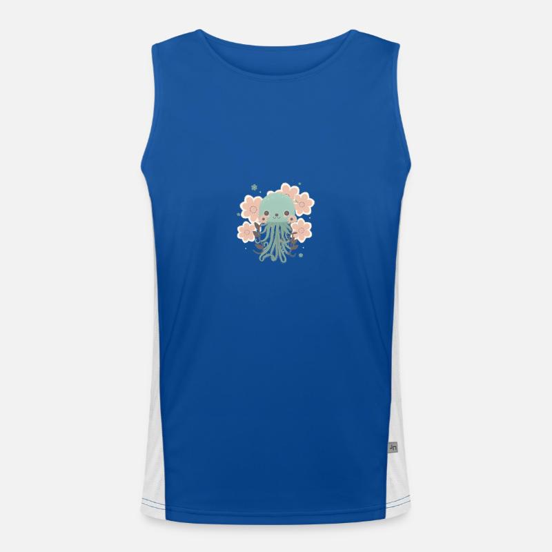 Affectionate Tentacles 2 Men's Functional Contrast Tank Top 