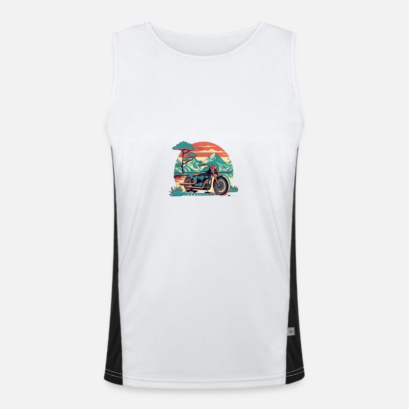 MOTORRAD Funktionelles Kontrast-Tank Top für Männer 