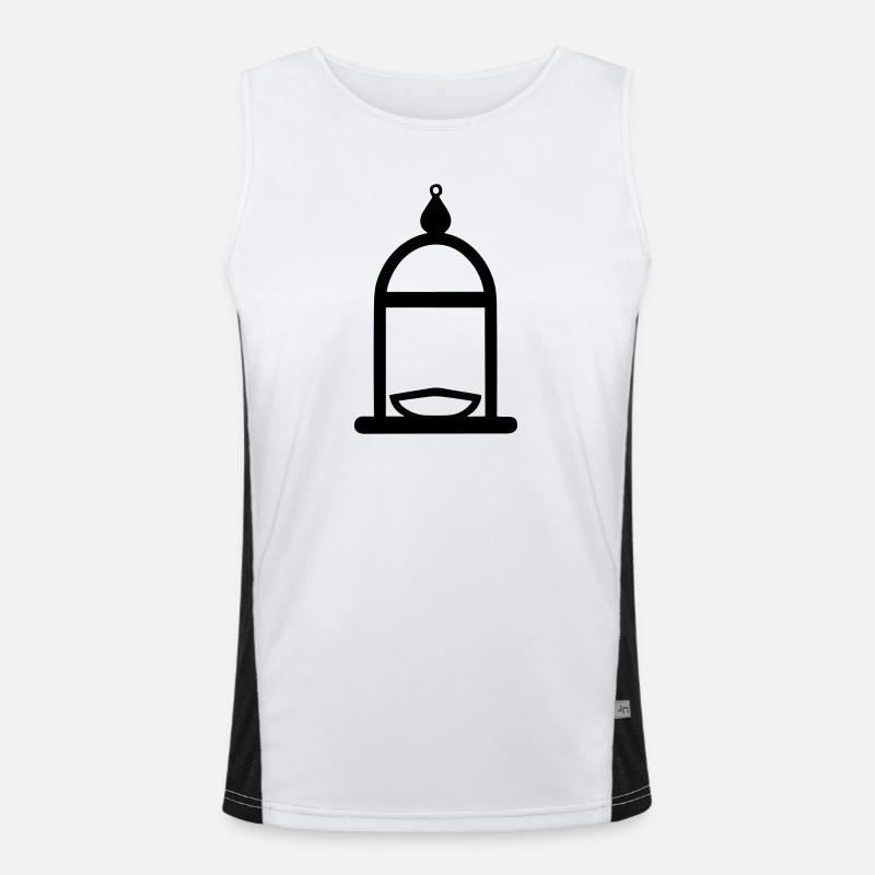 Laterne Funktionelles Kontrast-Tank Top für Männer 