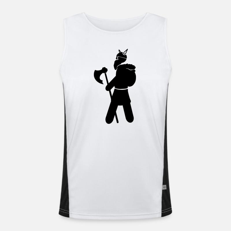Viking Hiking Funktionelles Kontrast-Tank Top für Männer 