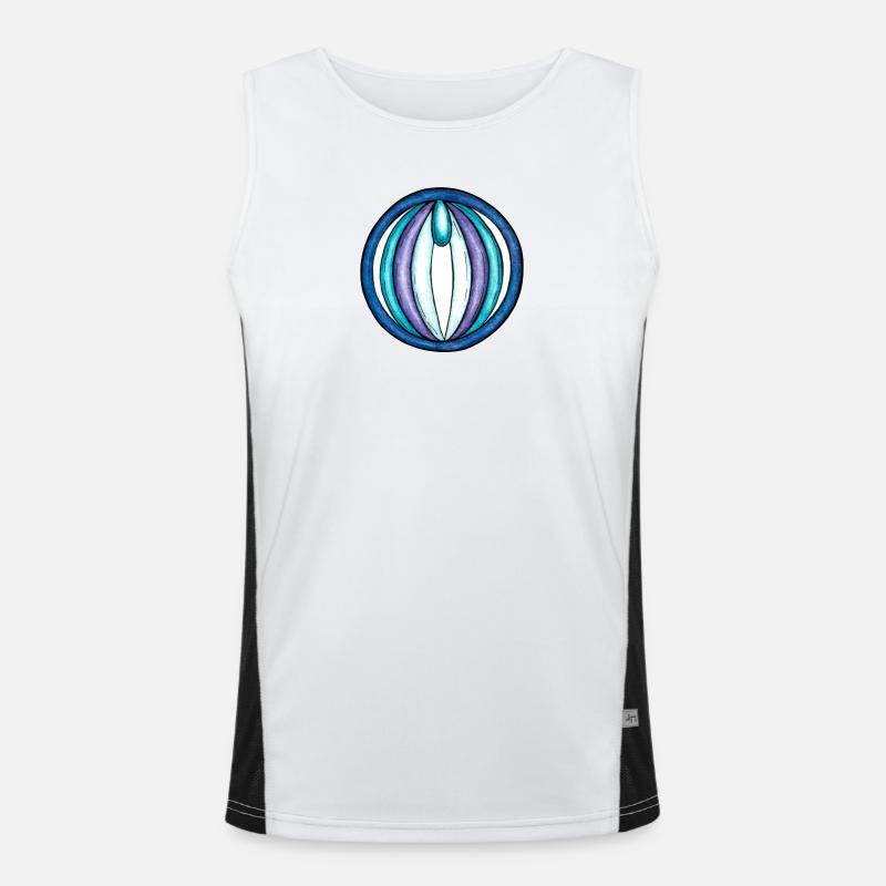 The Empress Ring Funktionelles Kontrast-Tank Top für Männer 