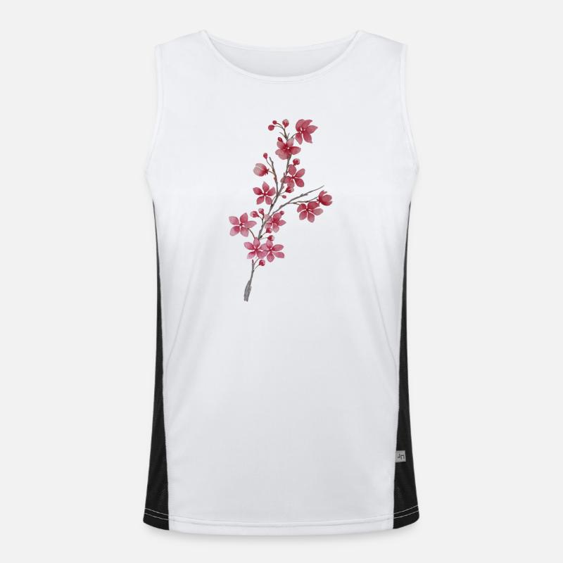 Cherry Branch Men's Functional Contrast Tank Top 