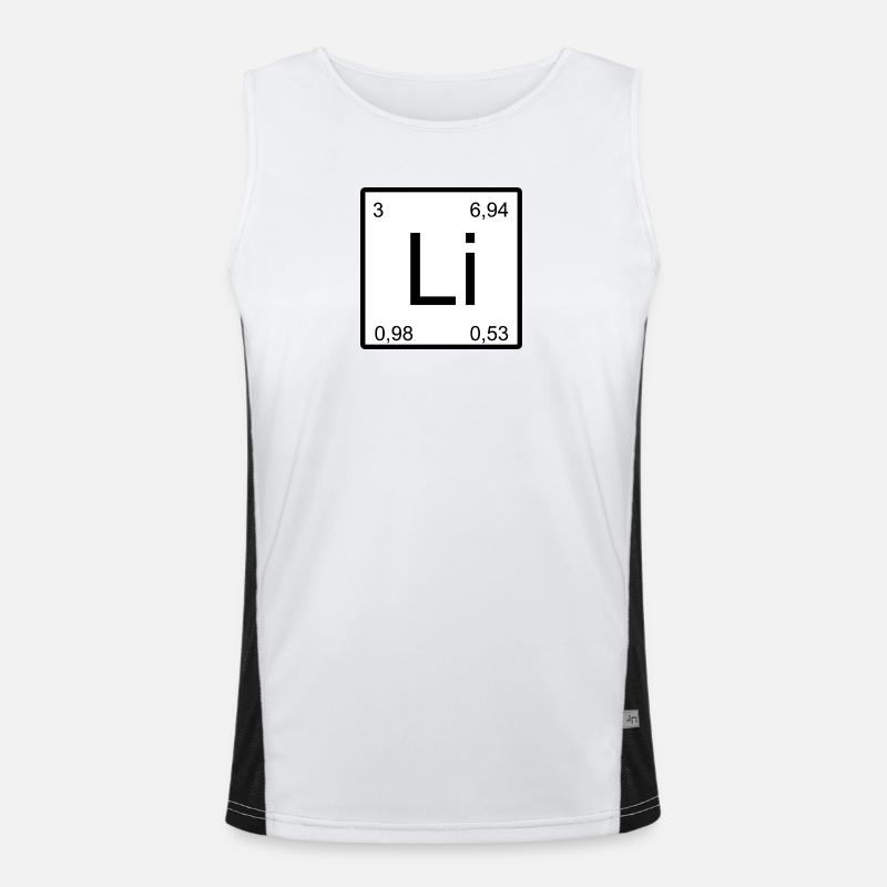 Lithium Minimal Element Design Men's Functional Contrast Tank Top 