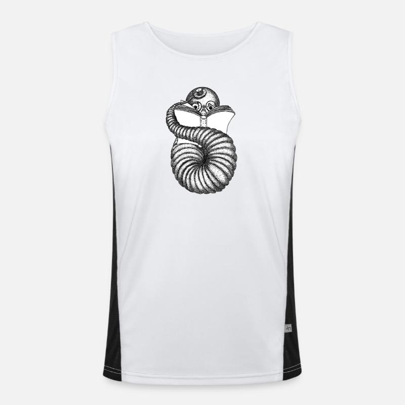 Bookworm Men's Functional Contrast Tank Top 
