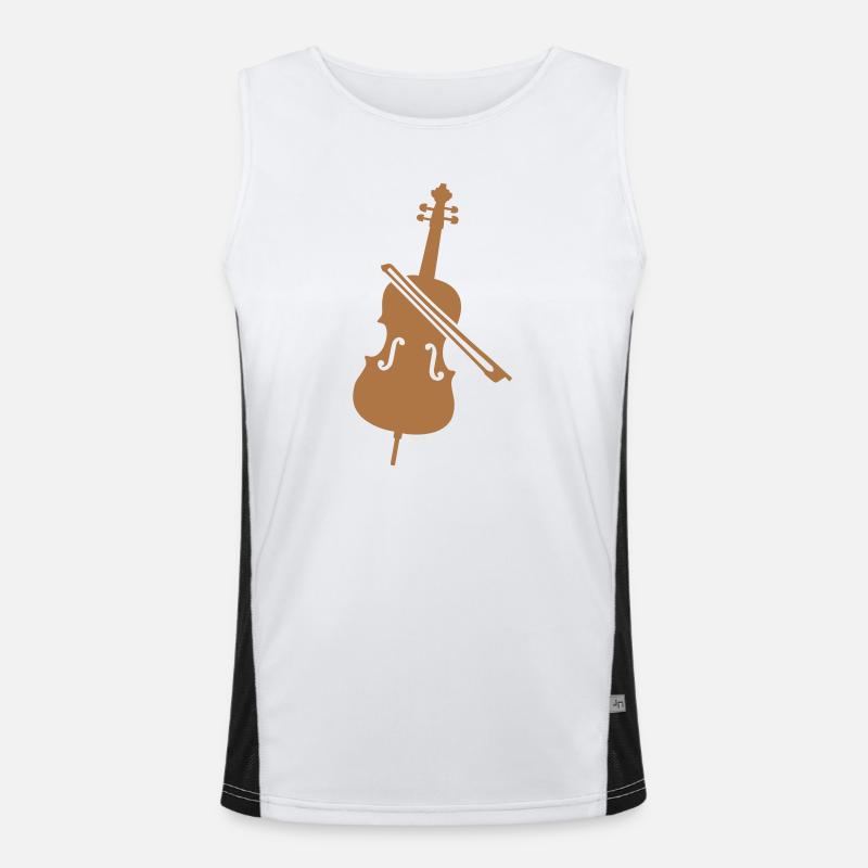 violoncelle Débardeur respirant contrasté Homme 