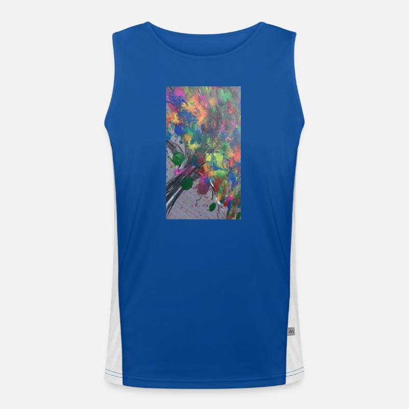 Drops Funktionelles Kontrast-Tank Top für Männer 