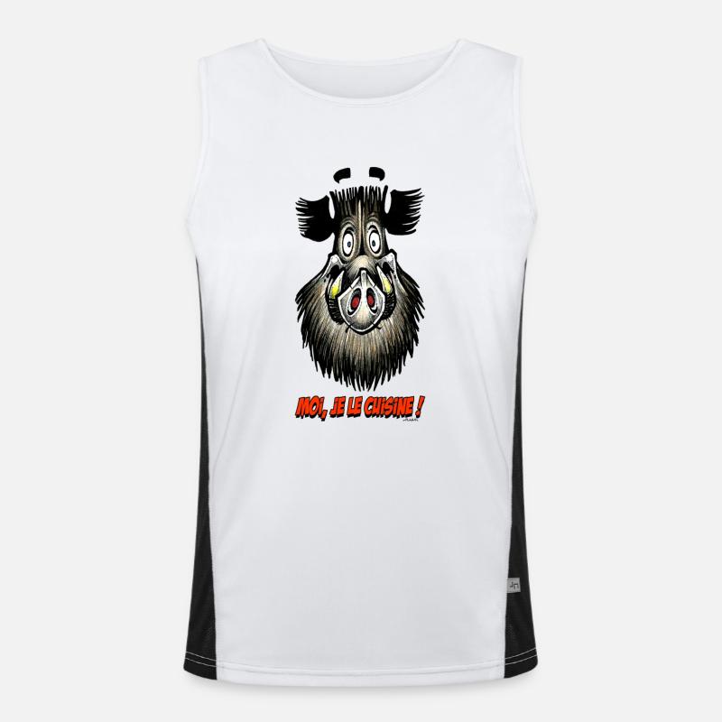 Das Schwein, das mich Kitchen! Funktionelles Kontrast-Tank Top für Männer 