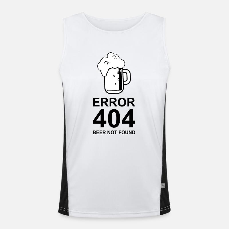 Beer Wine Whiskey Schnapps Alcohol Men's Functional Contrast Tank Top 