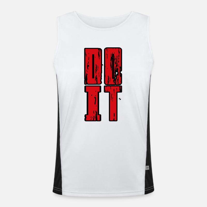 DO IT Men's Functional Contrast Tank Top 