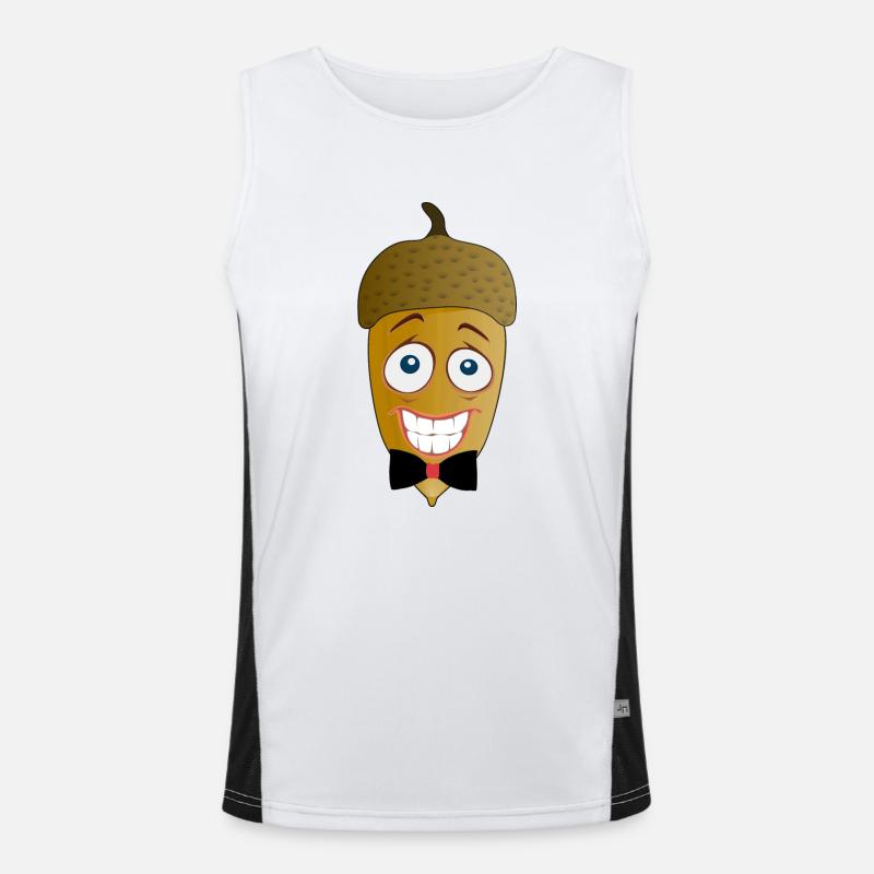 Eichel Funktionelles Kontrast-Tank Top für Männer 