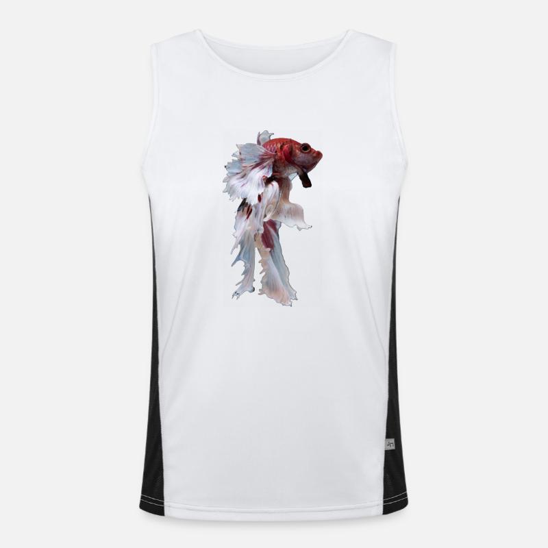 Betta, betta fish Funktionelles Kontrast-Tank Top für Männer 