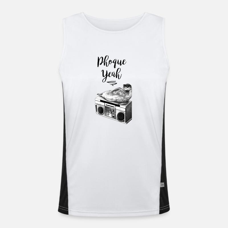 Ja Siegel Funktionelles Kontrast-Tank Top für Männer 