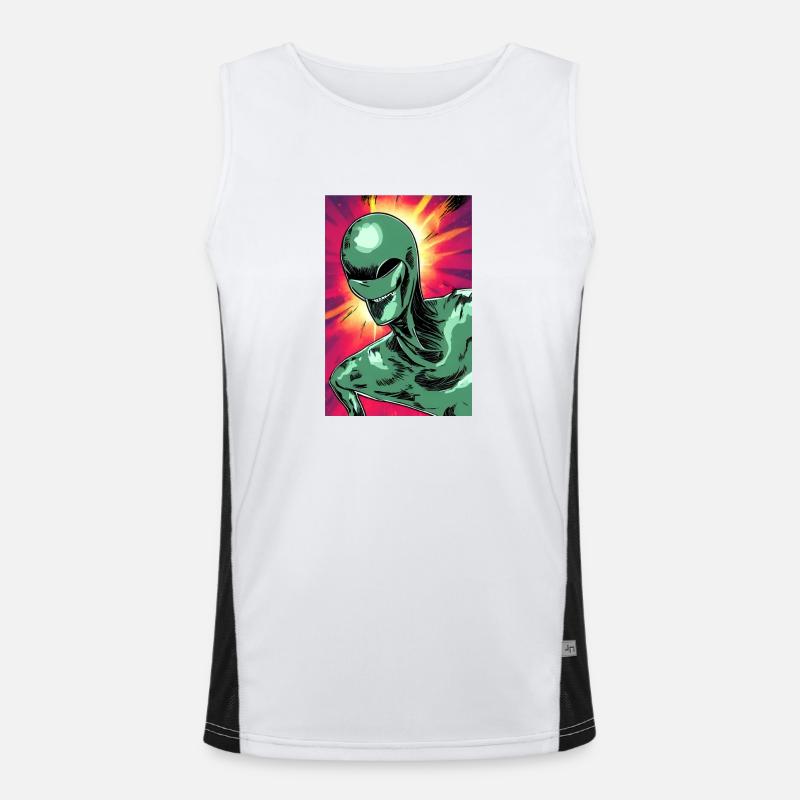 Alien2 Funktionelles Kontrast-Tank Top für Männer 