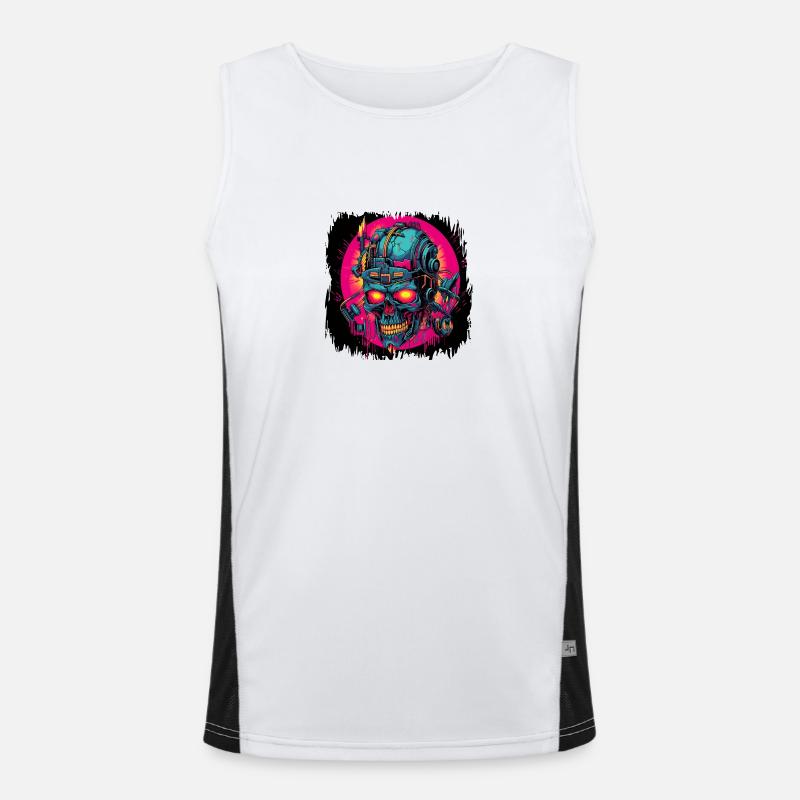 Idée présente Patineur Exosquelettique Déclaration Bday Débardeur respirant contrasté Homme 