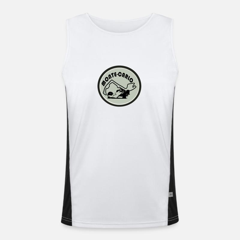 MONTE-CARLO RACING CIRCUIT Men's Functional Contrast Tank Top 