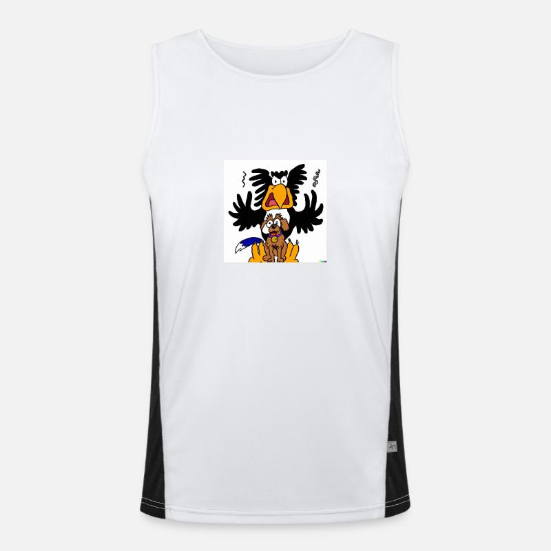 Adler Funktionelles Kontrast-Tank Top für Männer 