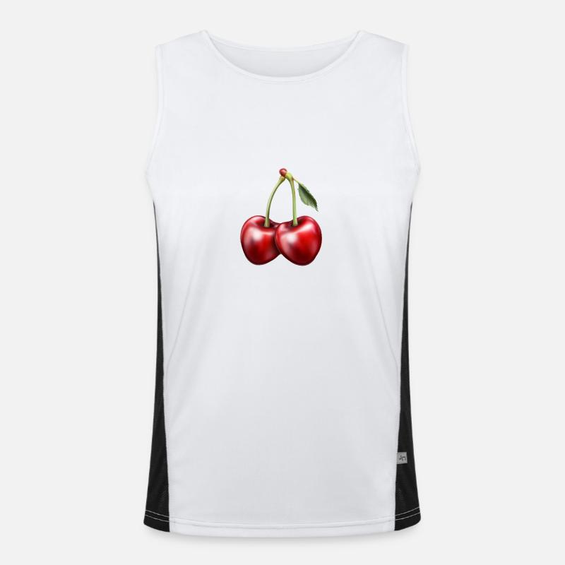 Cerises Débardeur respirant contrasté Homme 