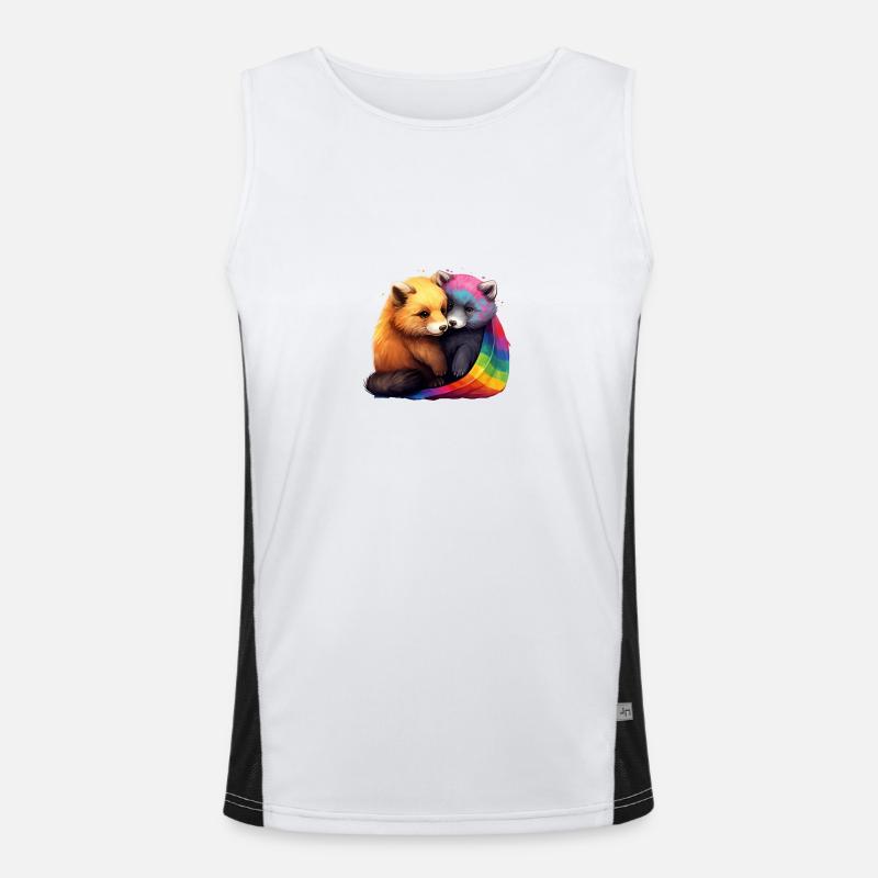 Pride Fox Men's Functional Contrast Tank Top 