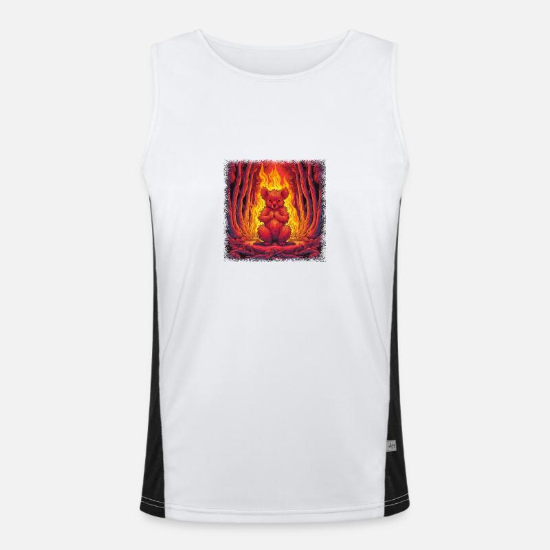 aussie funny quote gift camisa para dormir design Funktionelles Kontrast-Tank Top für Männer 