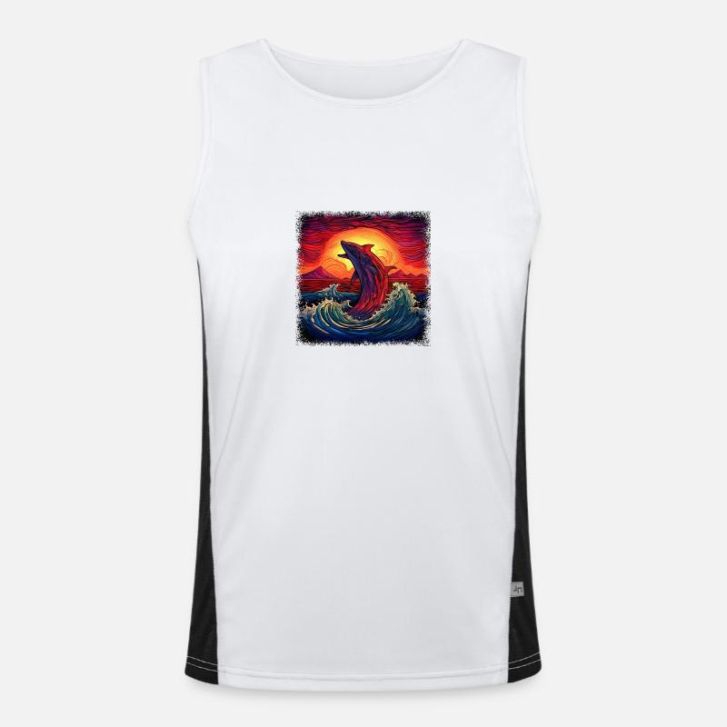 Bday Jokes Lake Statement Funny Quote Men's Functional Contrast Tank Top 