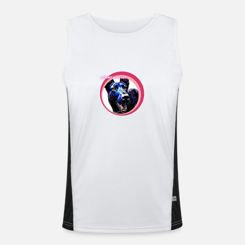 Agent Biscuit Men's Functional Contrast Tank Top 