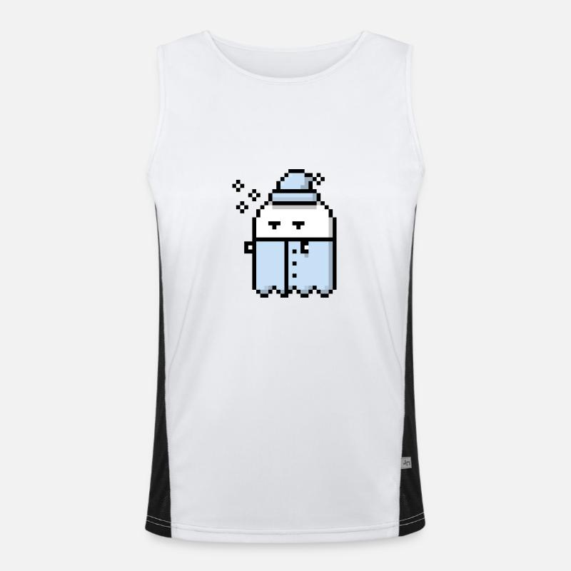 Søvnig Ghostie Funktionel kontrast tanktop til herrer 