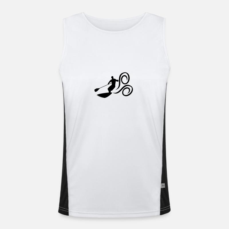 Paddle surfing Men's Functional Contrast Tank Top 