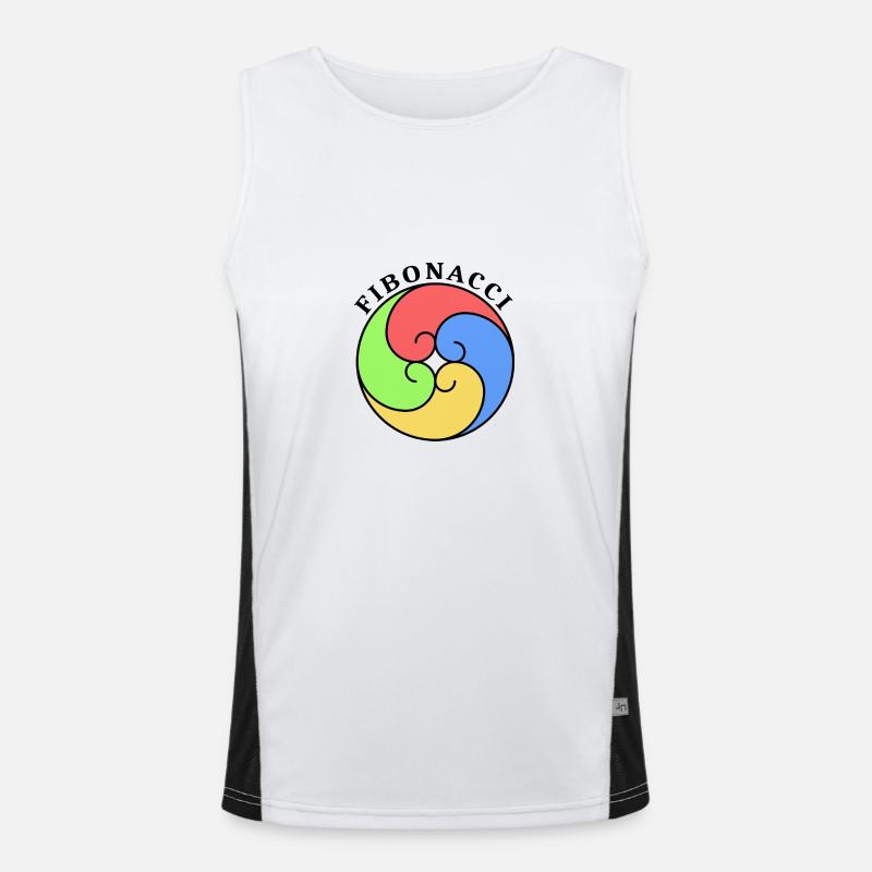 Fibonacci Men's Functional Contrast Tank Top 