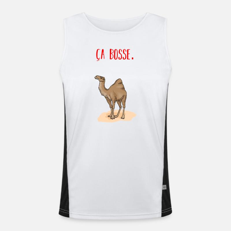 Ça bosse Débardeur respirant contrasté Homme 