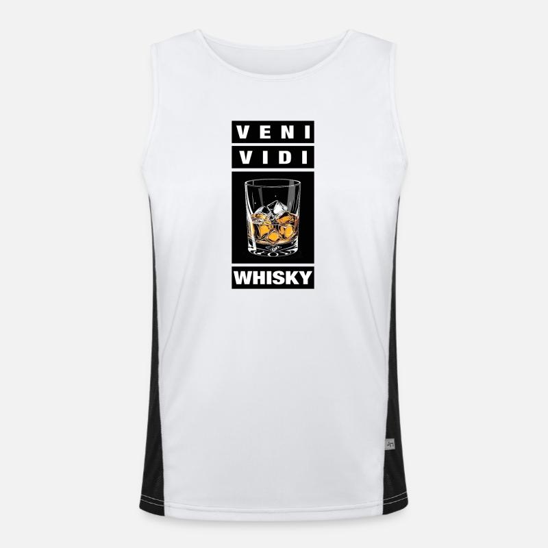 Veni Vidi Whisky Débardeur respirant contrasté Homme 