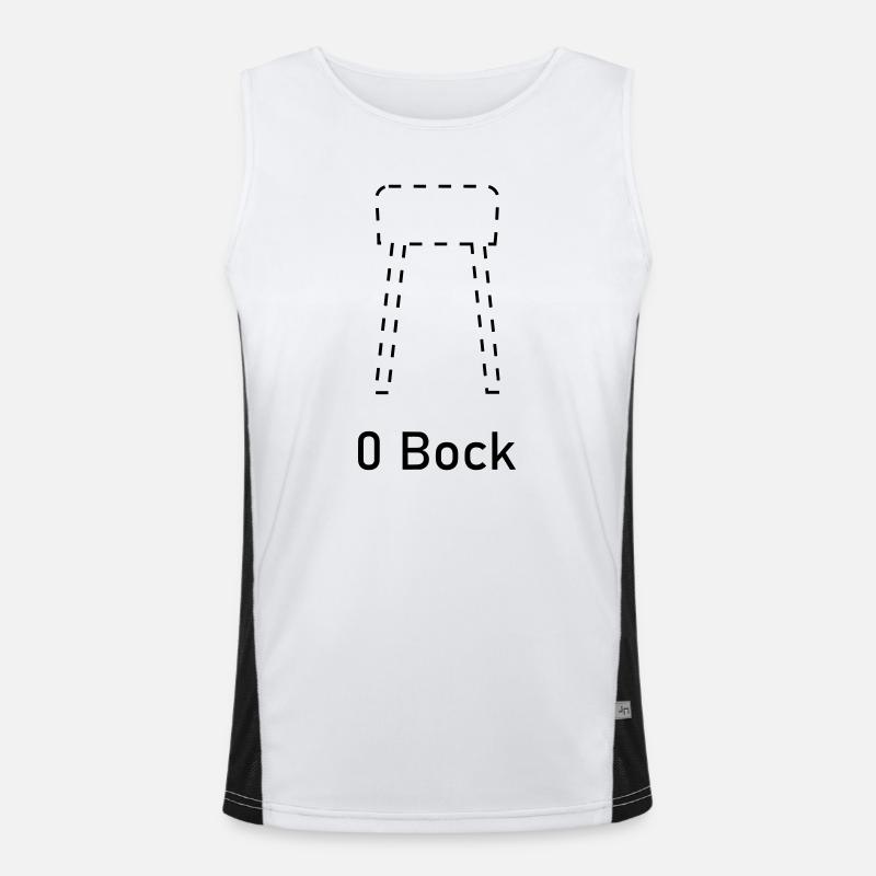 Null Bock Sport Funktionelles Kontrast-Tank Top für Männer 