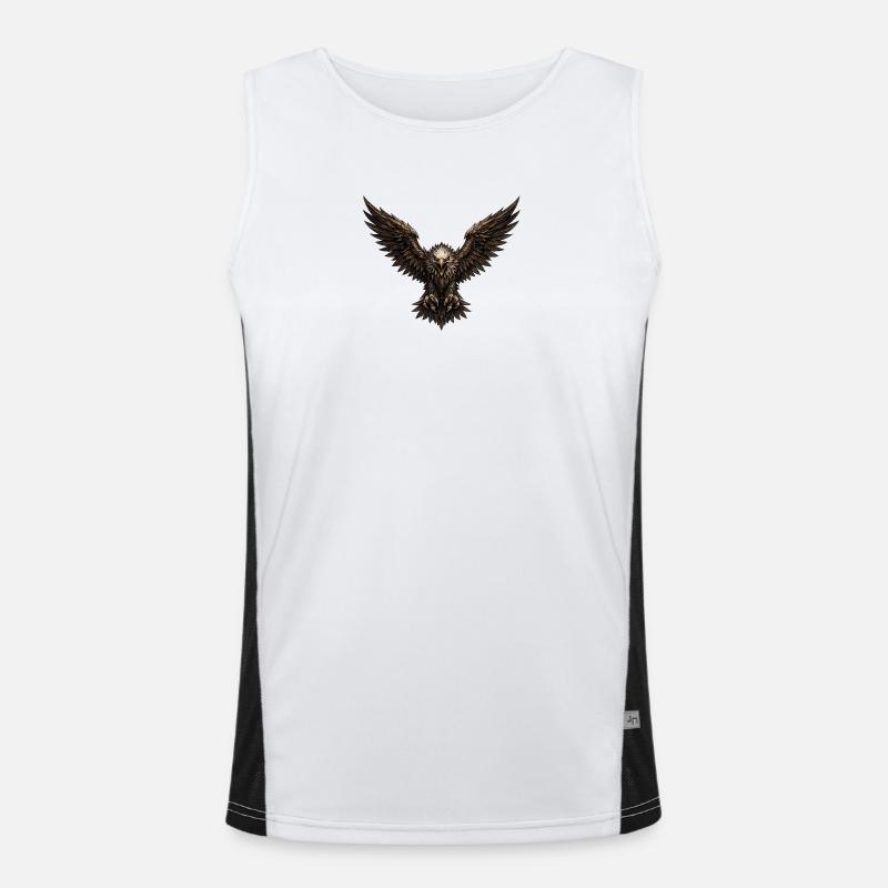 Eagle in Flight Men's Functional Contrast Tank Top 