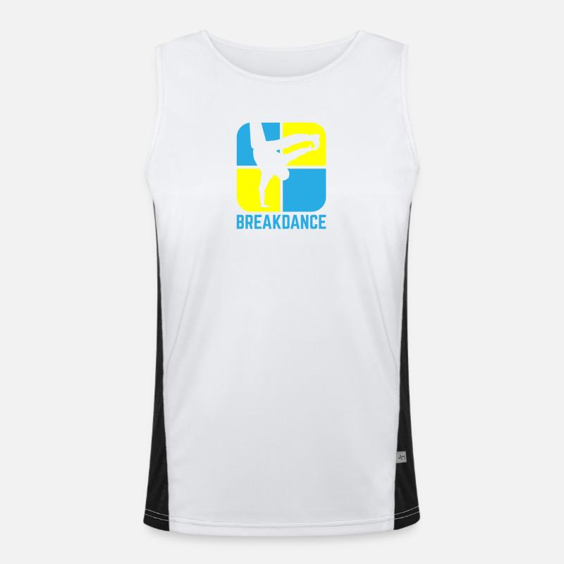 Breakdance Débardeur respirant contrasté Homme 