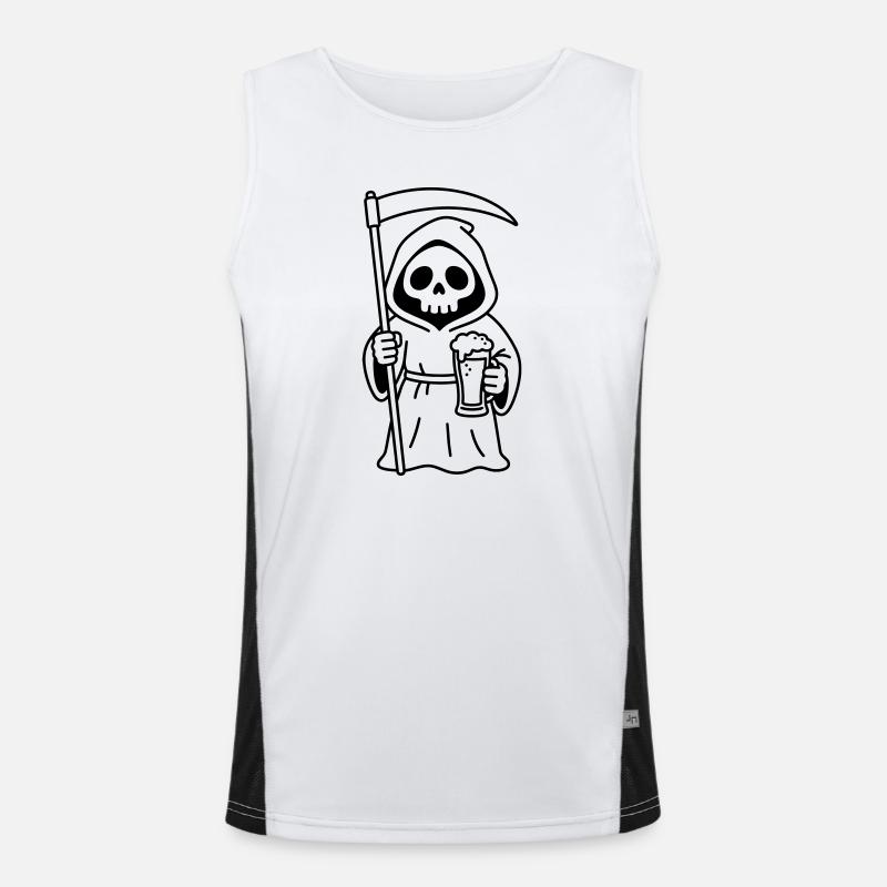 dead beer Men's Functional Contrast Tank Top 