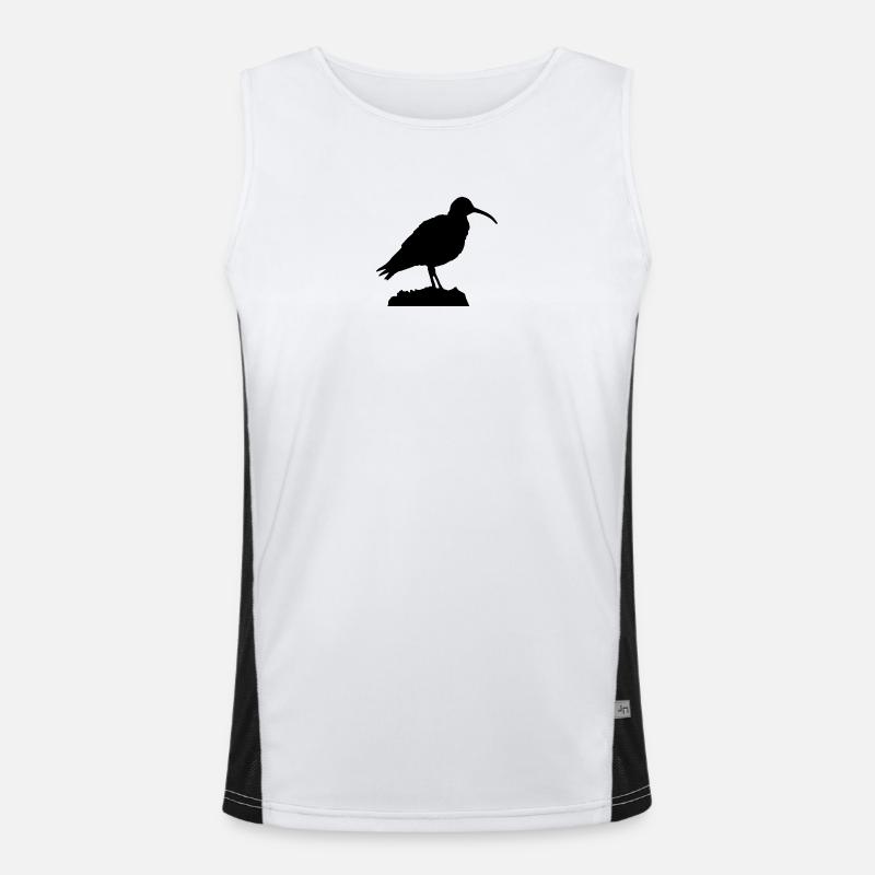 Brachvogel Funktionelles Kontrast-Tank Top für Männer 