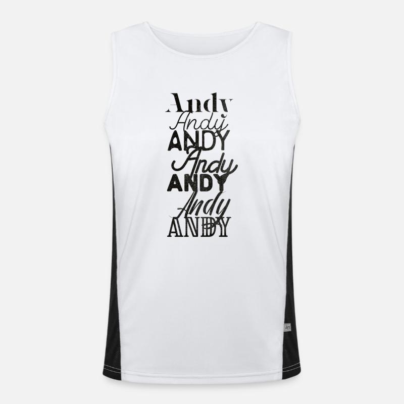 Andy Men's Functional Contrast Tank Top 