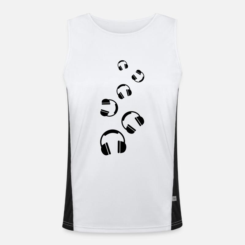 Icône casque Débardeur respirant contrasté Homme 