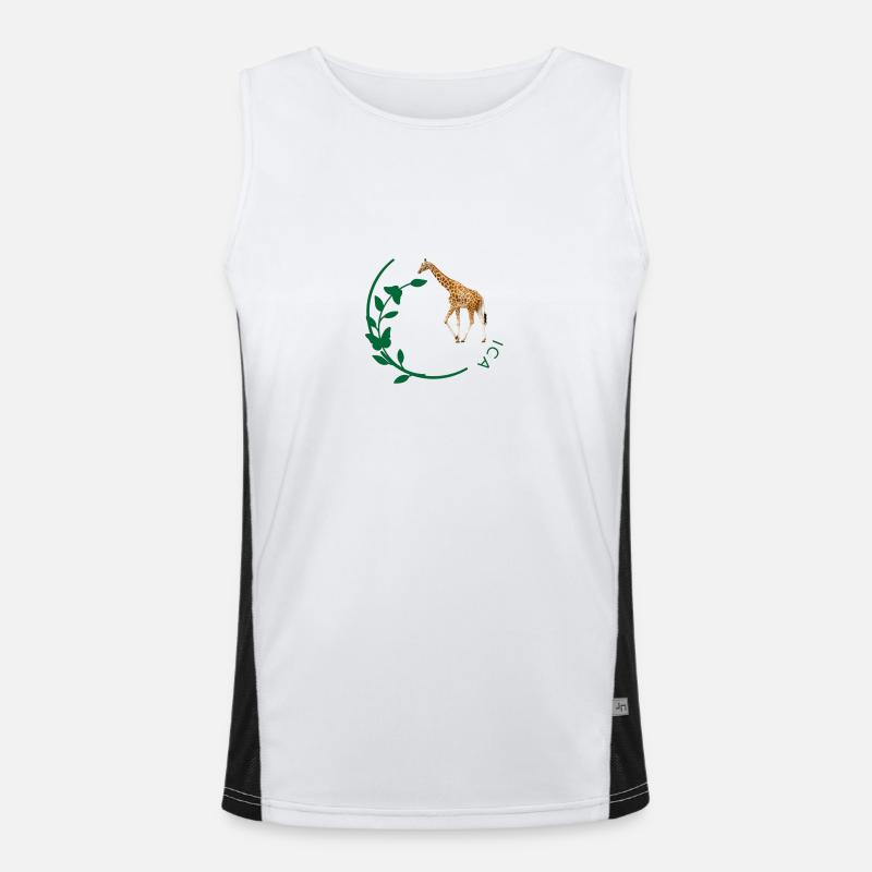Giraffe Men's Functional Contrast Tank Top 