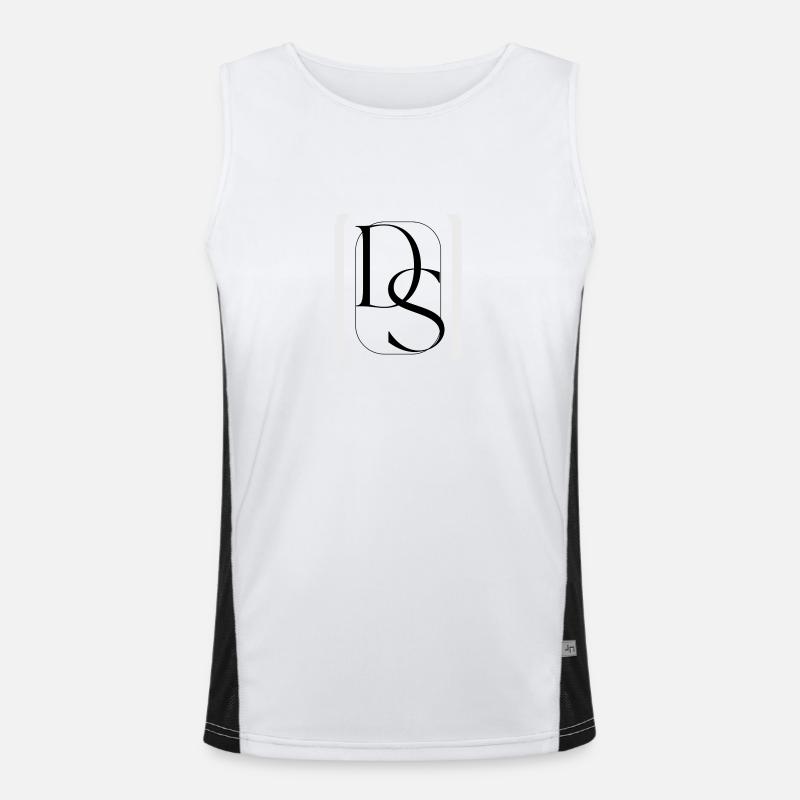 DS Style Funktionelles Kontrast-Tank Top für Männer 