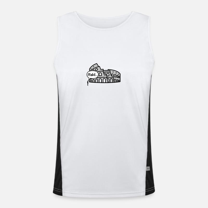 Stable! Men's Functional Contrast Tank Top 