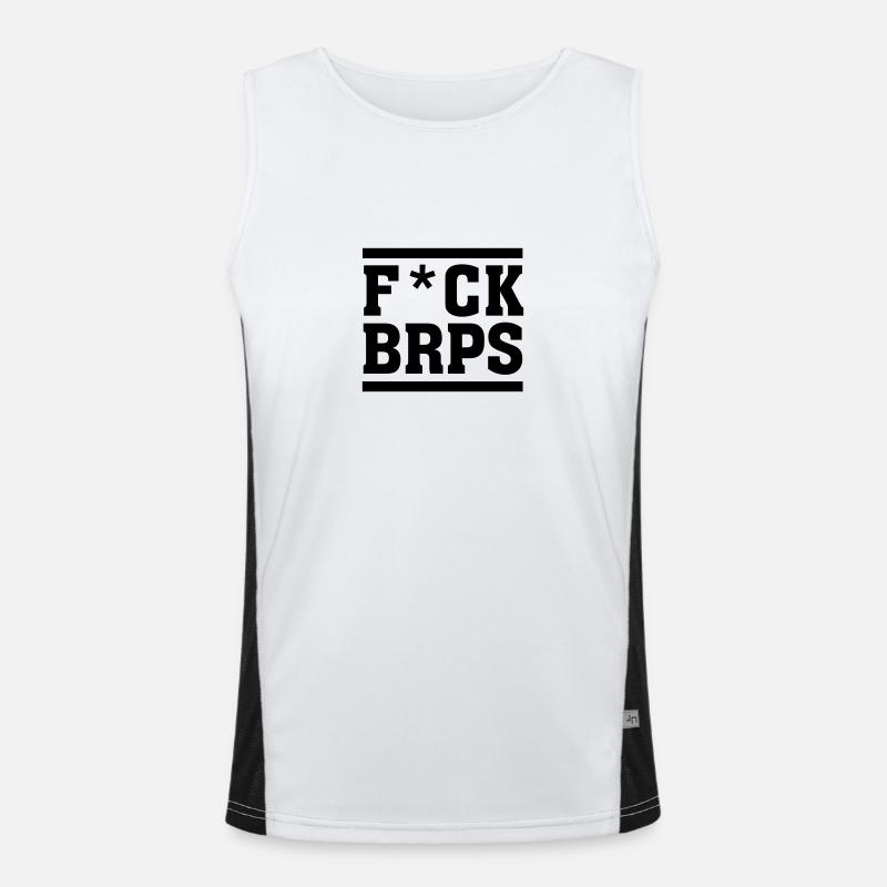 F*CK BRPS Débardeur respirant contrasté Homme 