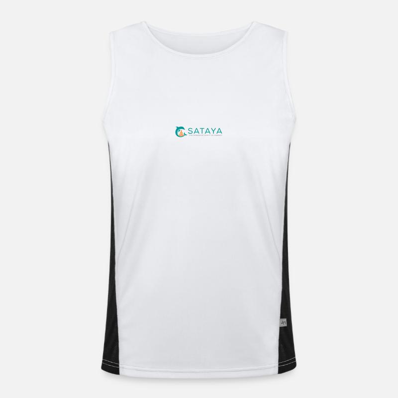 SATAYA - Delfine Funktionelles Kontrast-Tank Top für Männer 